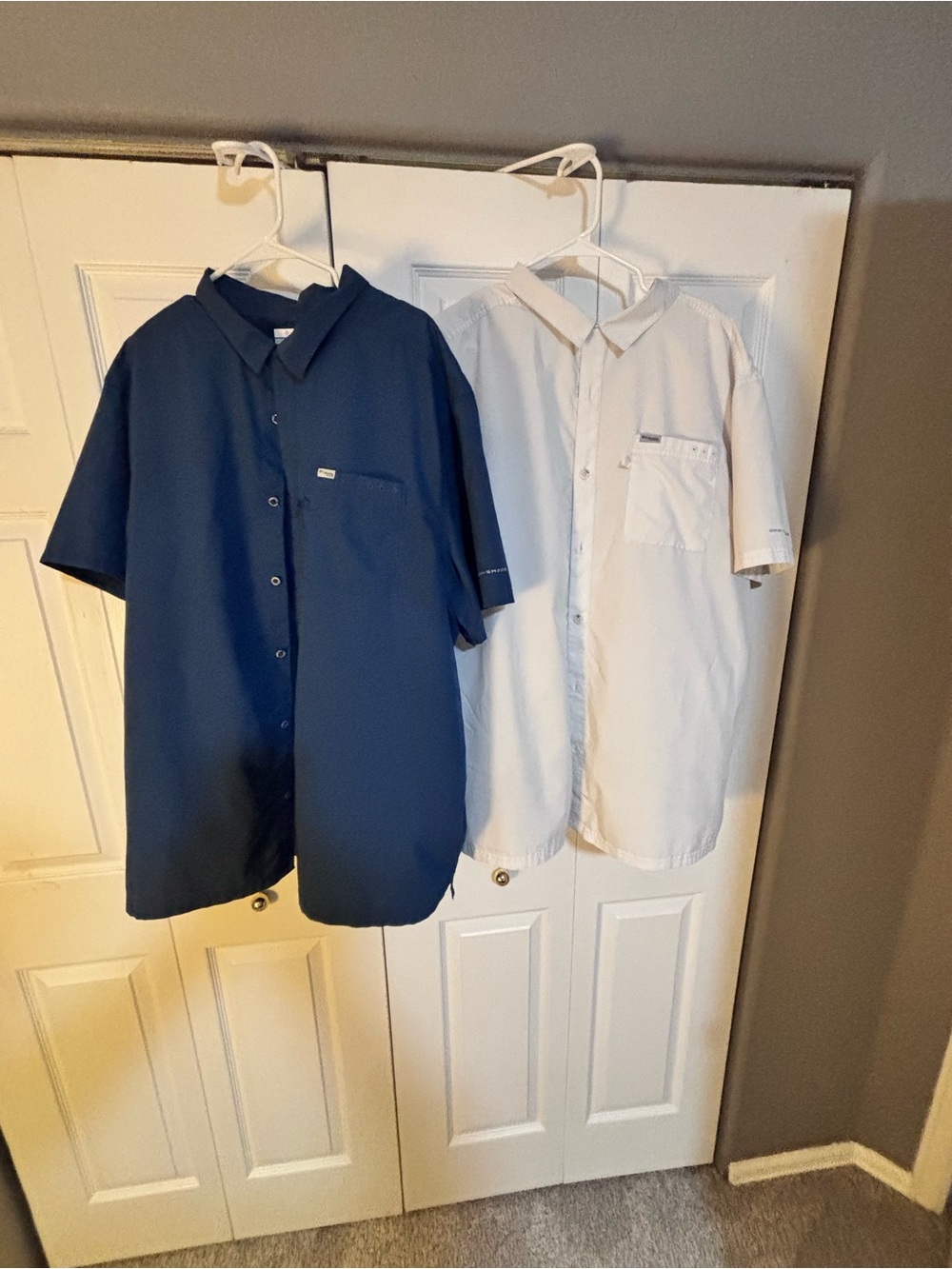 Columbia Camp shirts 2XL lot of 2